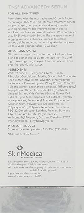 SkinMedica TNS Advanced+ Serum, 1 Oz